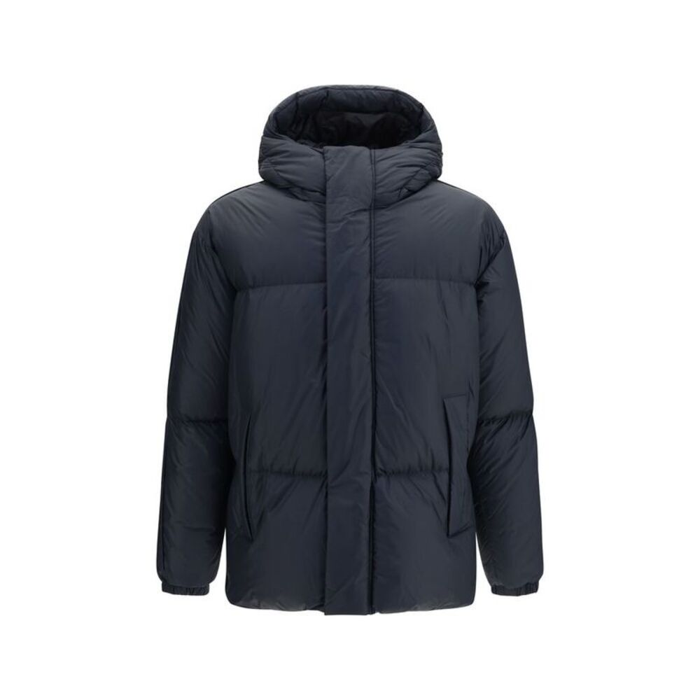 LAMINAR Black Goose Down Full-Length Men's Jacket
